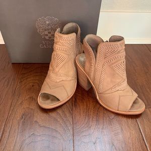 Vince Camuto Open Toe Booties